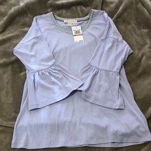 Michael Kors bell sleeve shirt